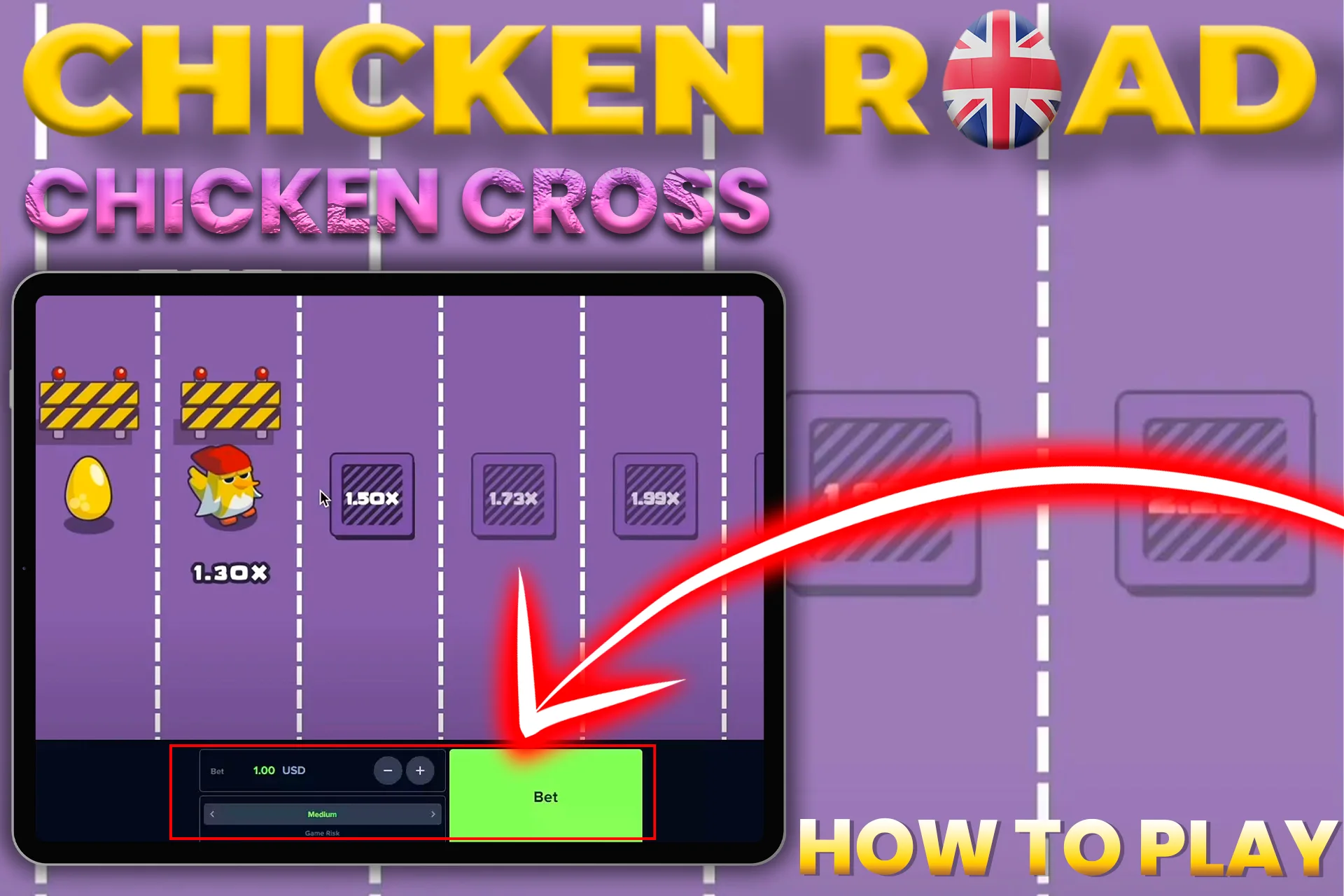 Learn how to play Chicken Cross