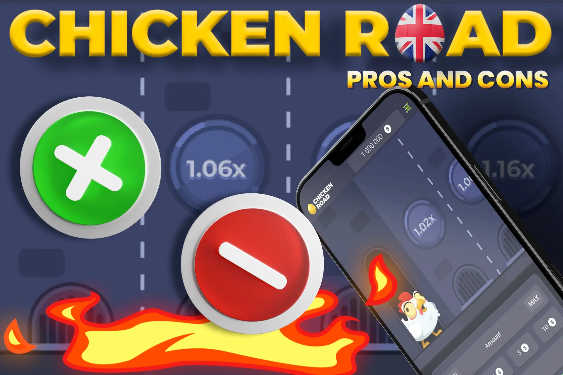 Check out the pros and cons of Chicken Road