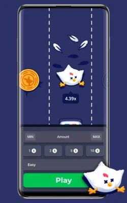 Screenshots of the official game Chicken Road Mission Uncrossable