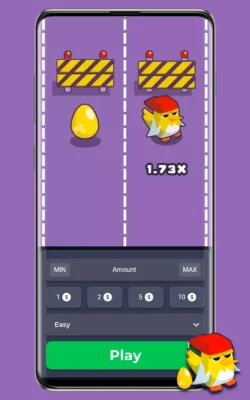 Screenshots of the official game Chicken Cross
