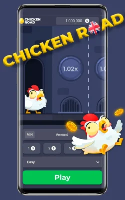 Screenshots of the official game Chicken Road